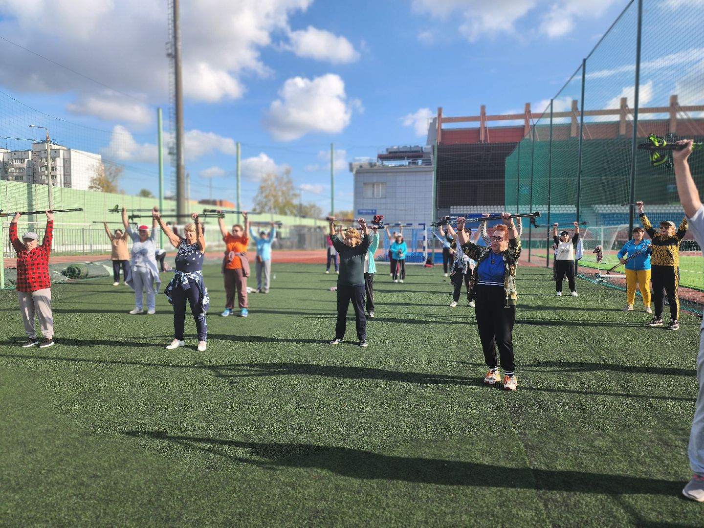 долгопрудный, ФСК Салют, скандинавская ходьба, скандинавы, забег имени Пацаева,