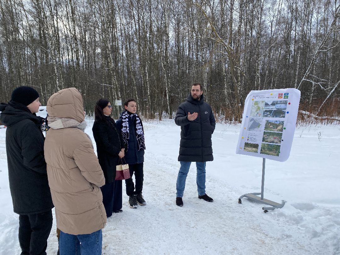 Благоустройство, Чехов, школьник, лес