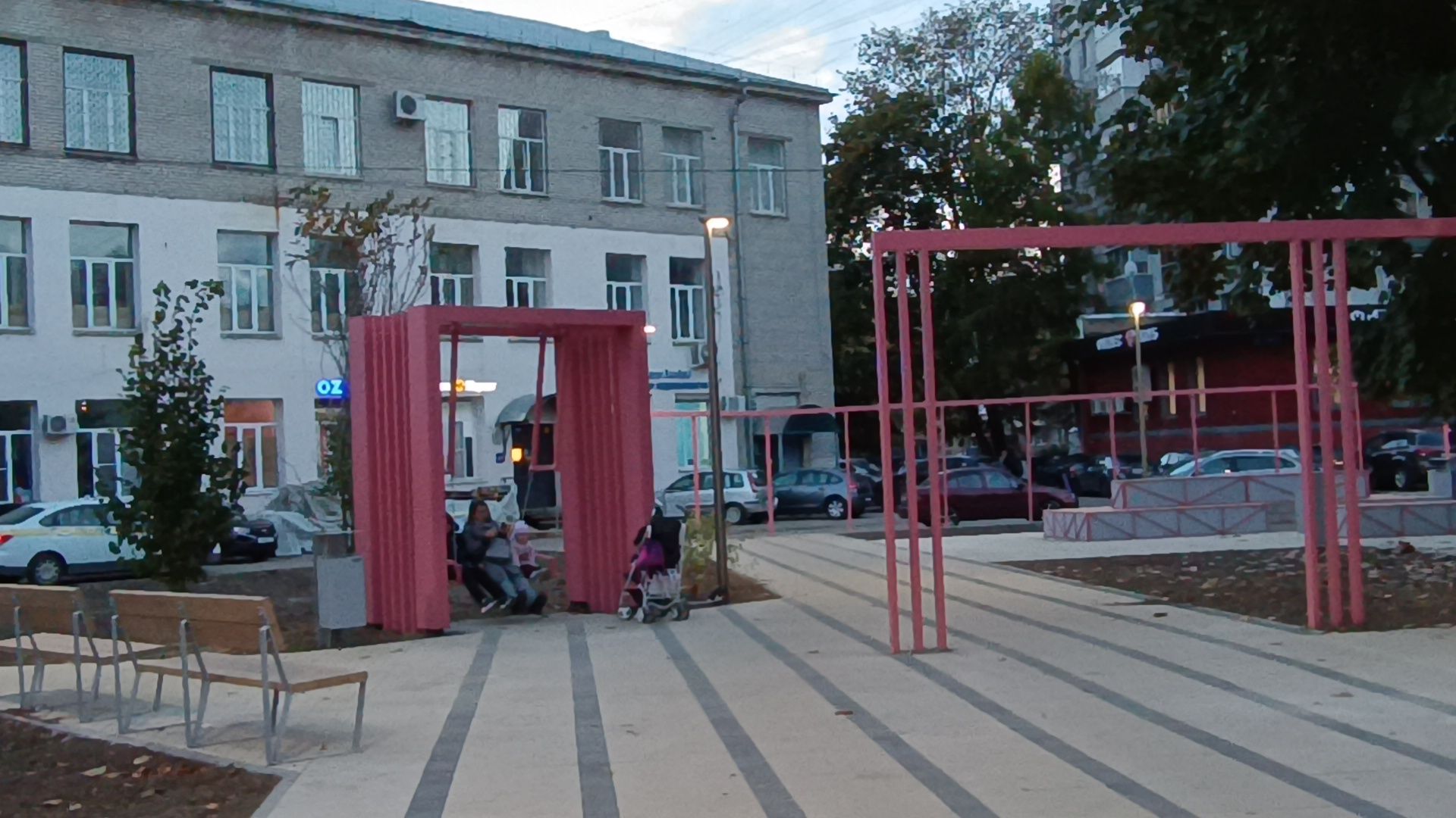 лобня, сквер, благоуйстройство,