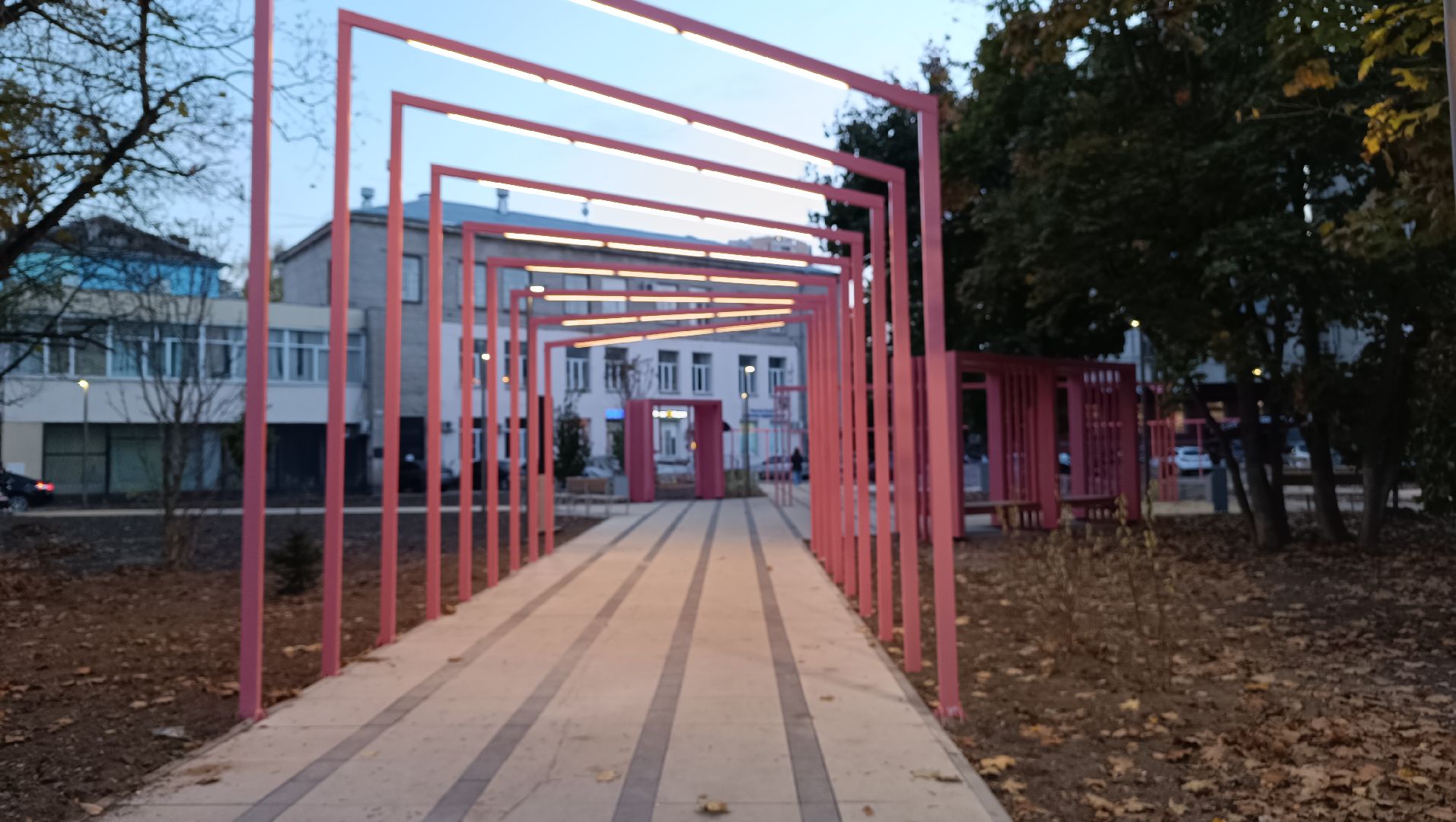 лобня, сквер, благоуйстройство,