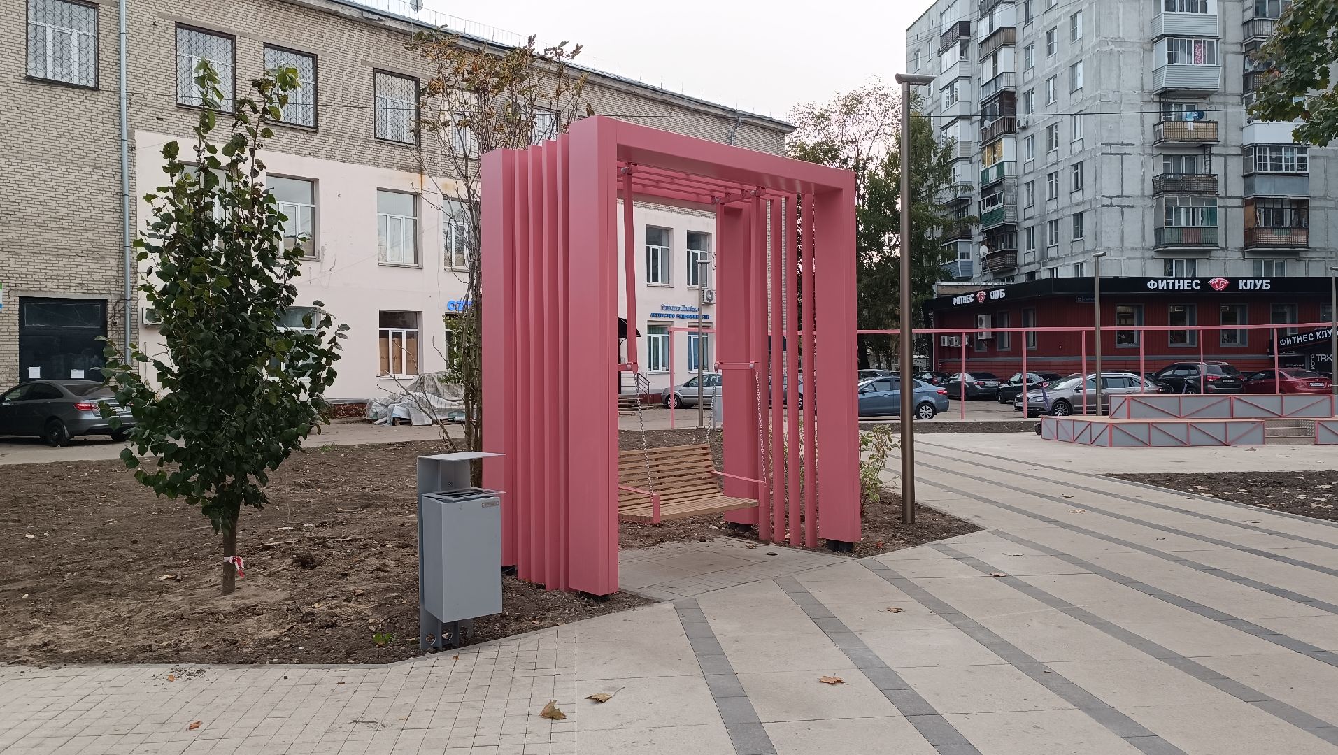 лобня, сквер, благоуйстройство,