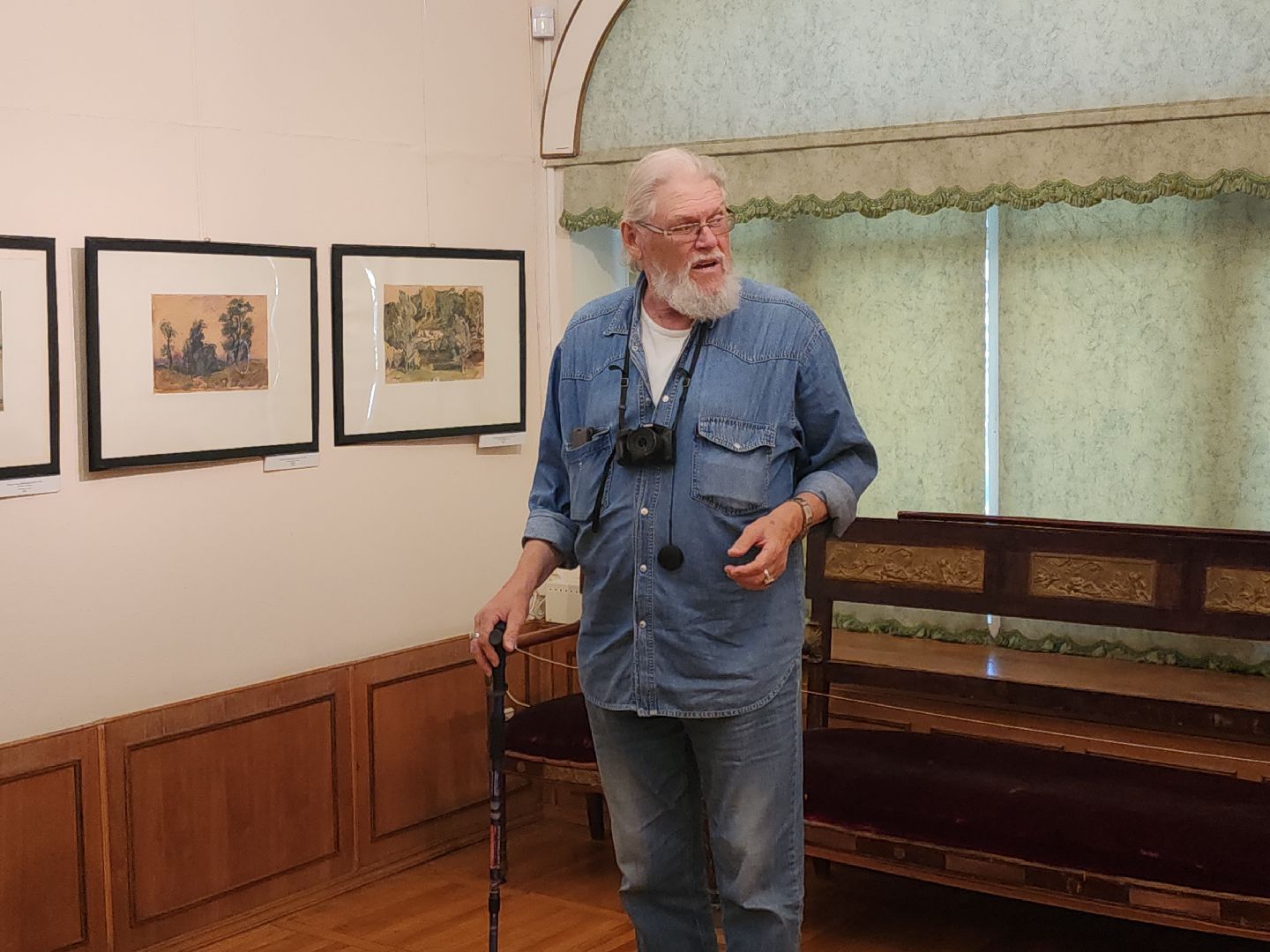 Кашира, краеведческий музей, выставка, Анатолий Борисов, художник, иллюстратор,