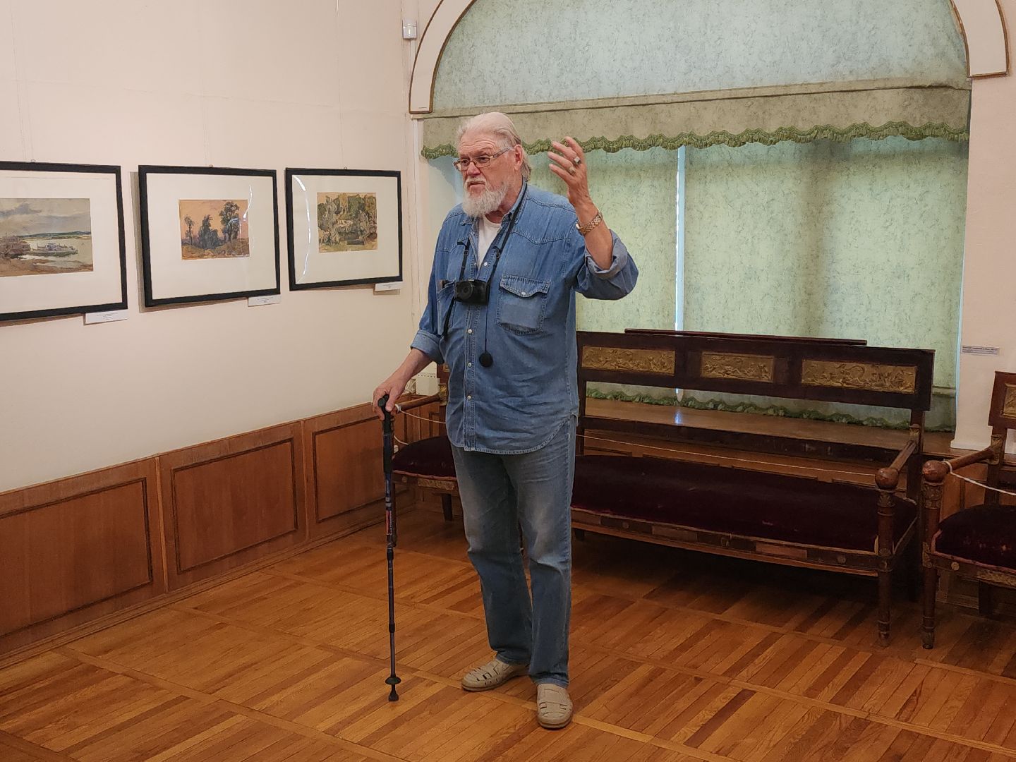 Кашира, краеведческий музей, выставка, Анатолий Борисов, художник, иллюстратор,