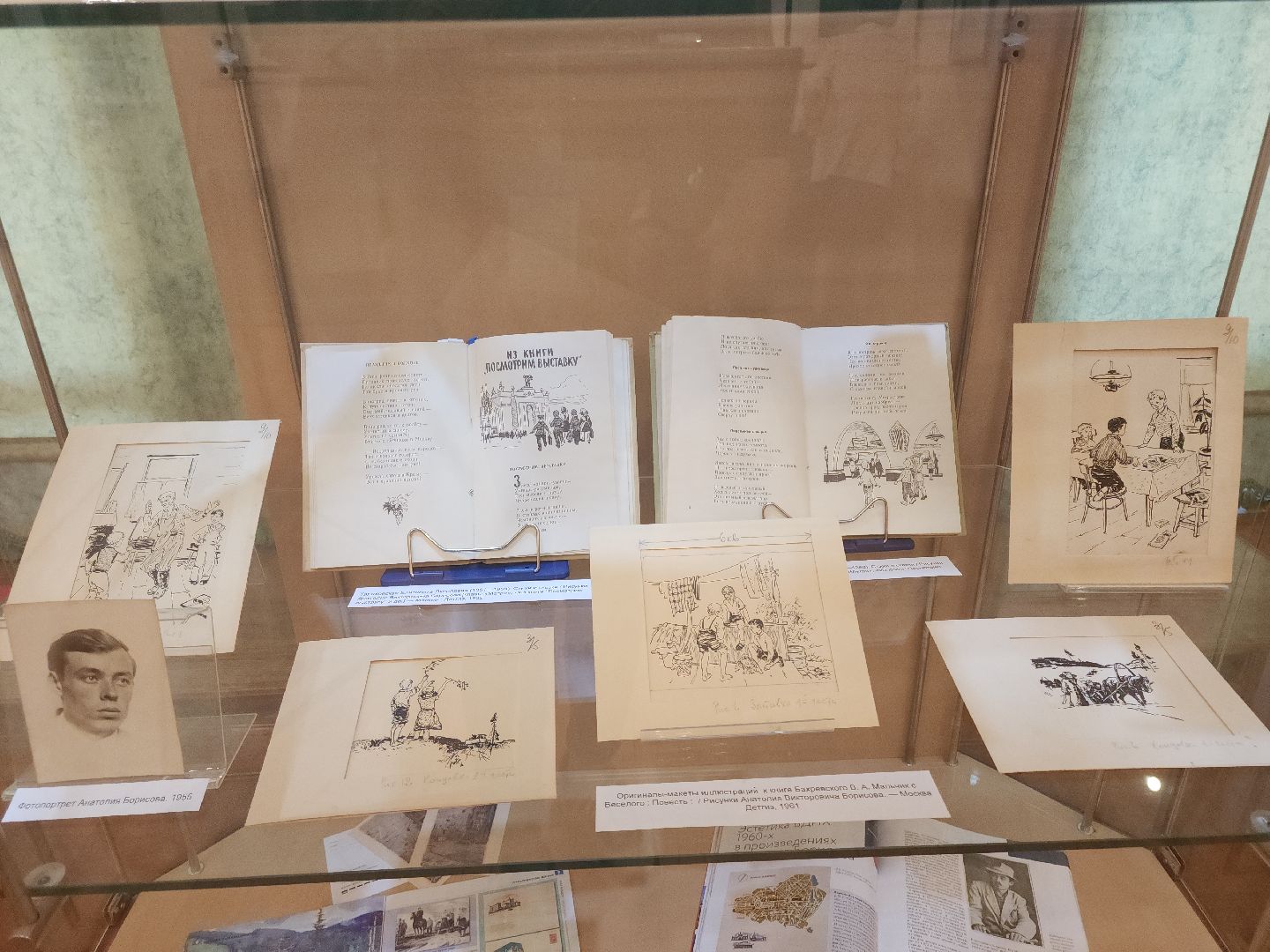 Кашира, краеведческий музей, выставка, Анатолий Борисов, художник, иллюстратор,