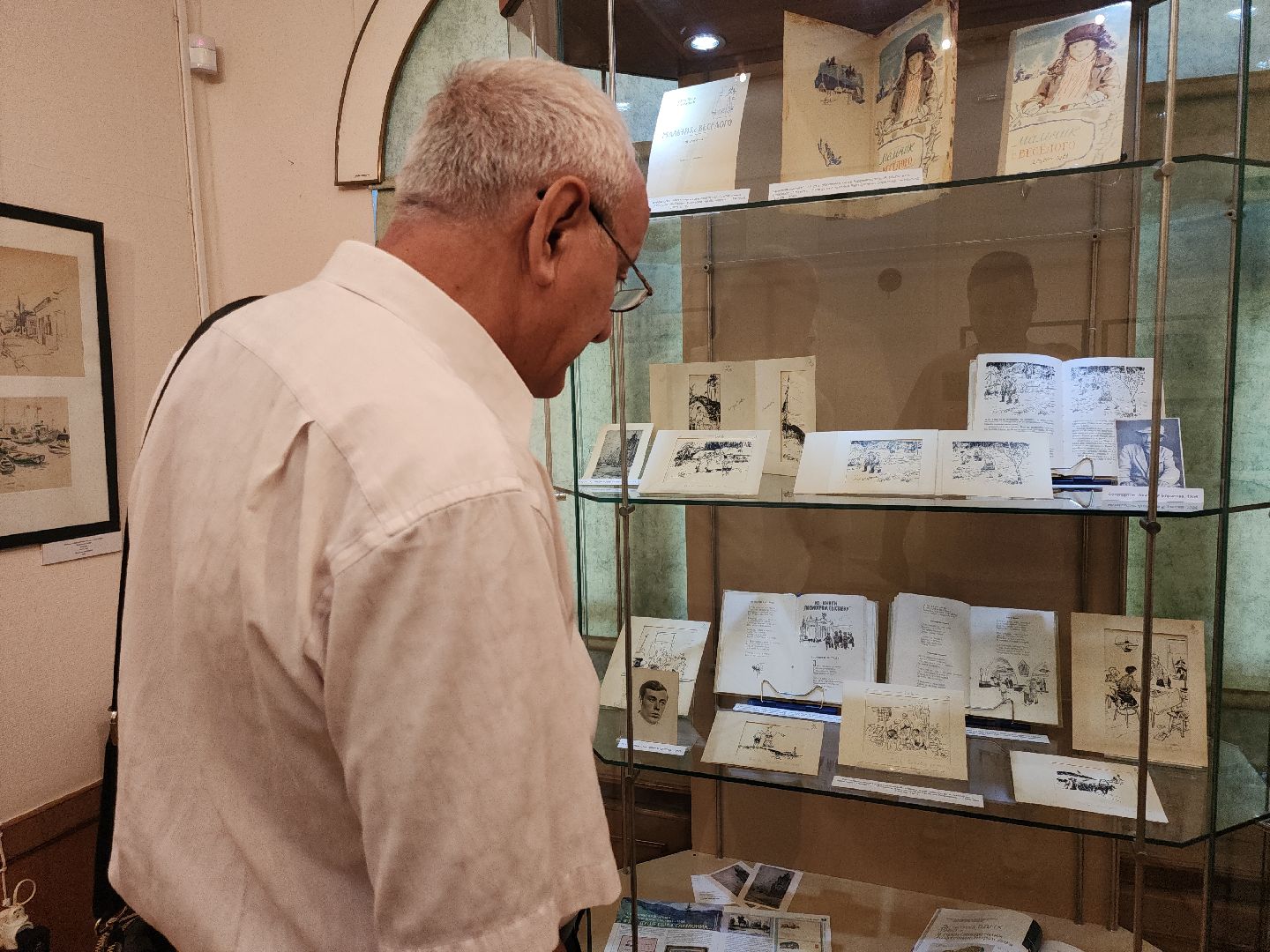 Кашира, краеведческий музей, выставка, Анатолий Борисов, художник, иллюстратор,