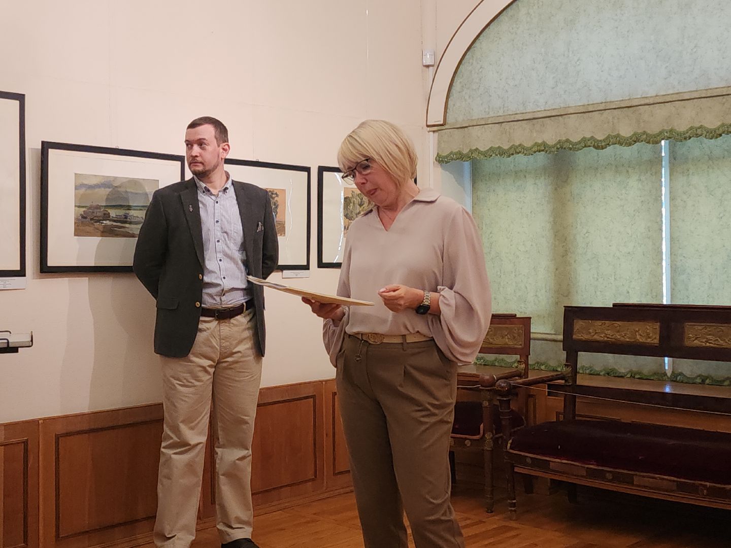 Кашира, краеведческий музей, выставка, Анатолий Борисов, художник, иллюстратор,