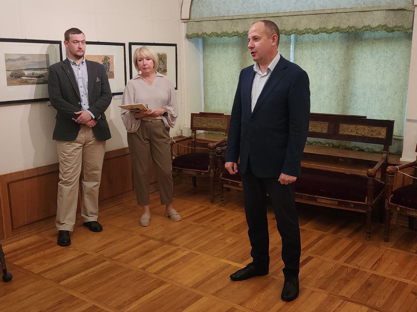 Кашира, краеведческий музей, выставка, Анатолий Борисов, художник, иллюстратор,