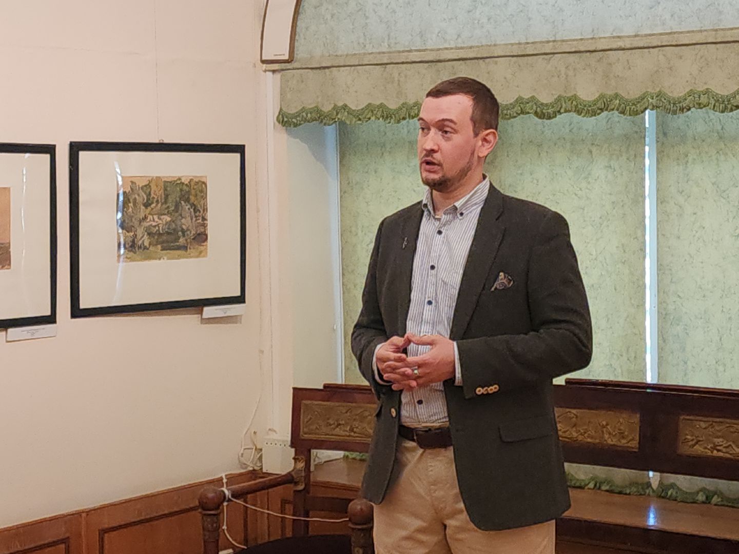 Кашира, краеведческий музей, выставка, Анатолий Борисов, художник, иллюстратор,