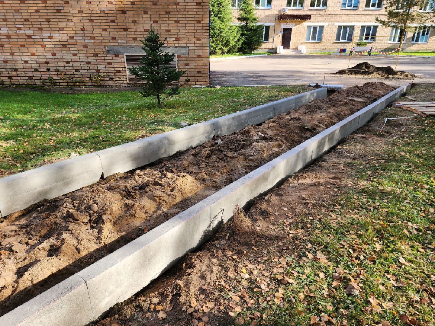 Солнечногорск, Благоустройство, Работы, Дорожка, Больница,