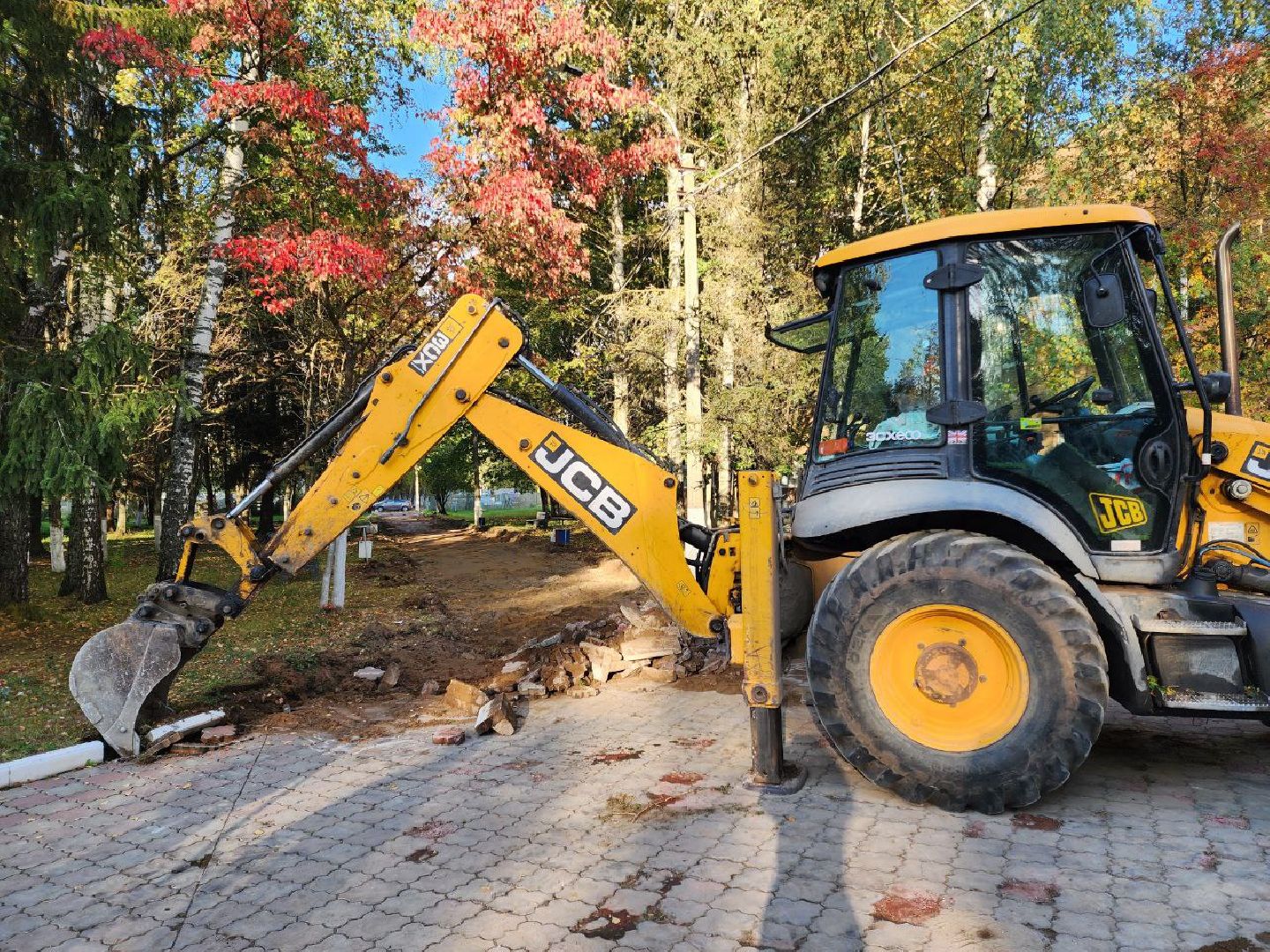 Солнечногорск, Благоустройство, Работы, Дорожка, Больница,