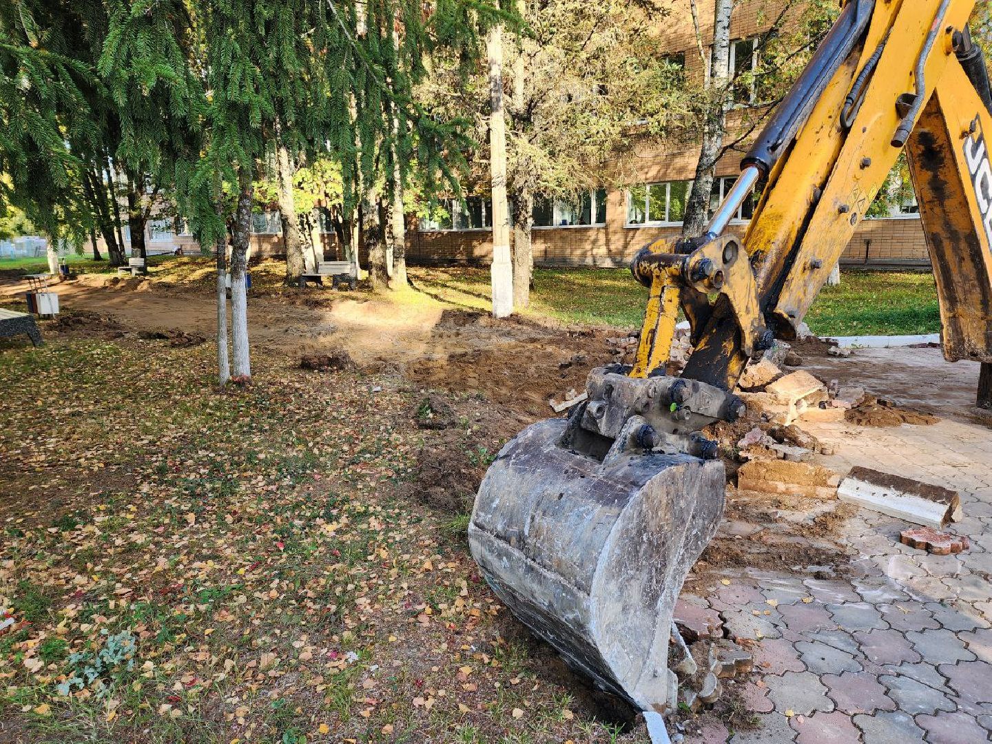 Солнечногорск, Благоустройство, Работы, Дорожка, Больница,