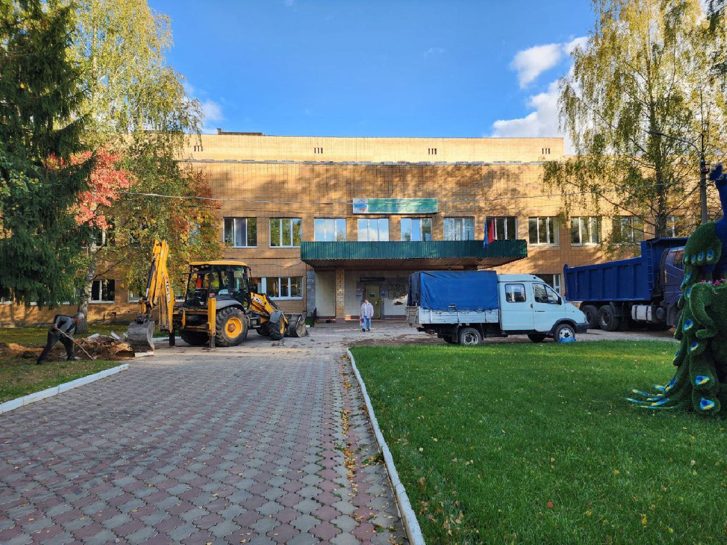 Солнечногорск, Благоустройство, Работы, Дорожка, Больница,