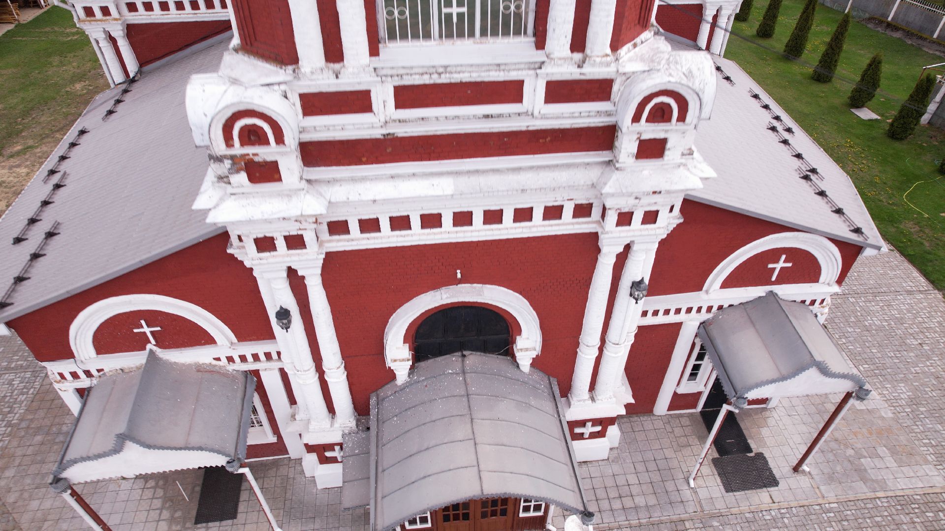 воскресенск, церковь, храм,видео с коптера,