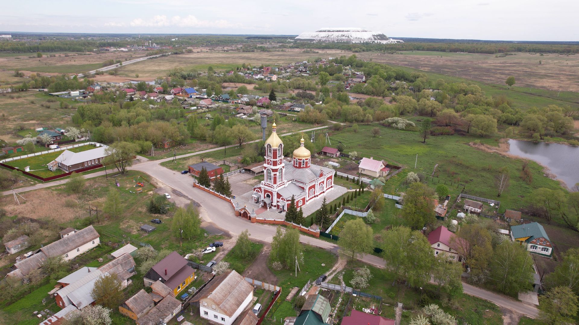 воскресенск, церковь, храм,видео с коптера,