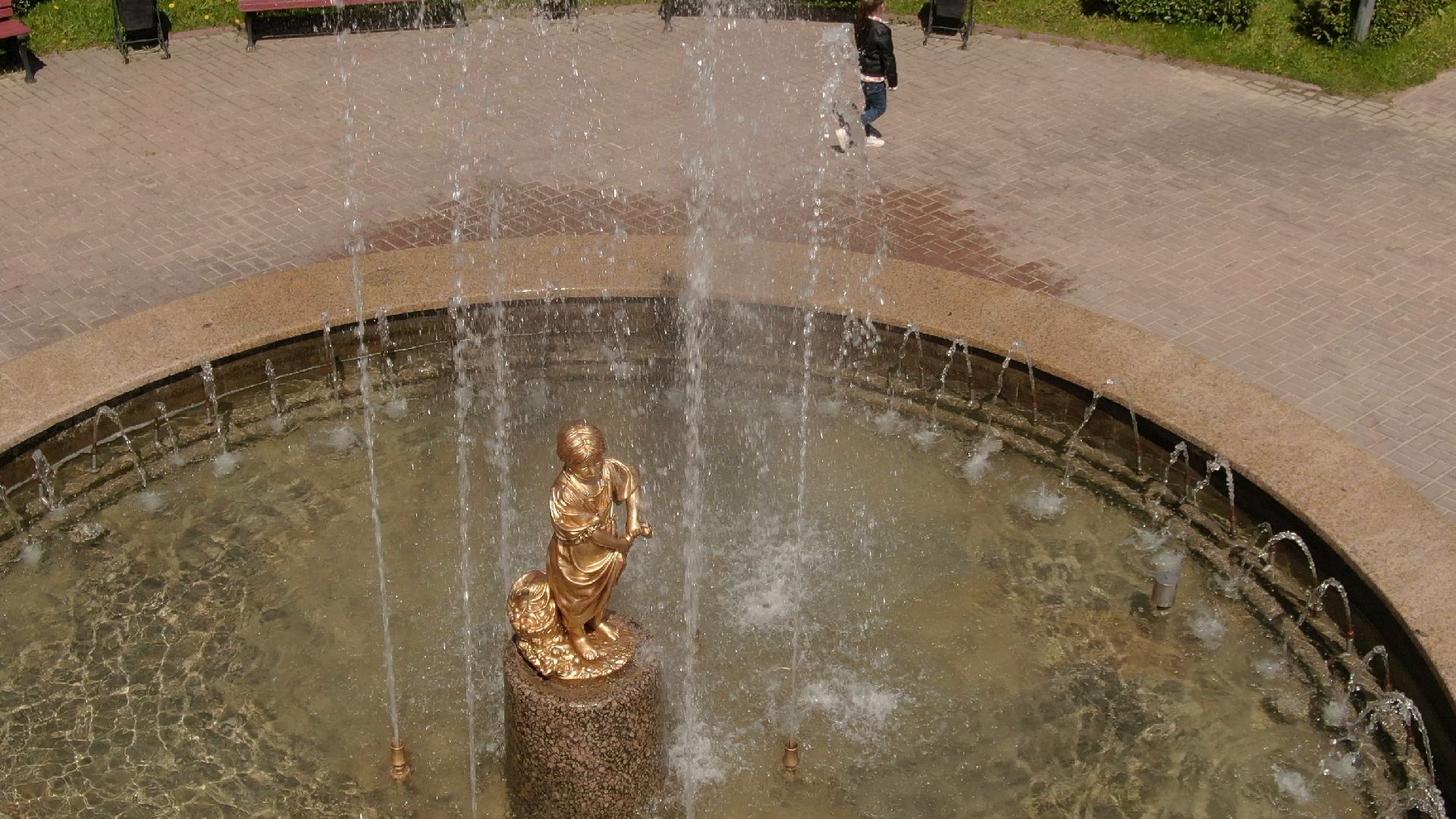 скульптура, грибница, клин,видео с коптера,