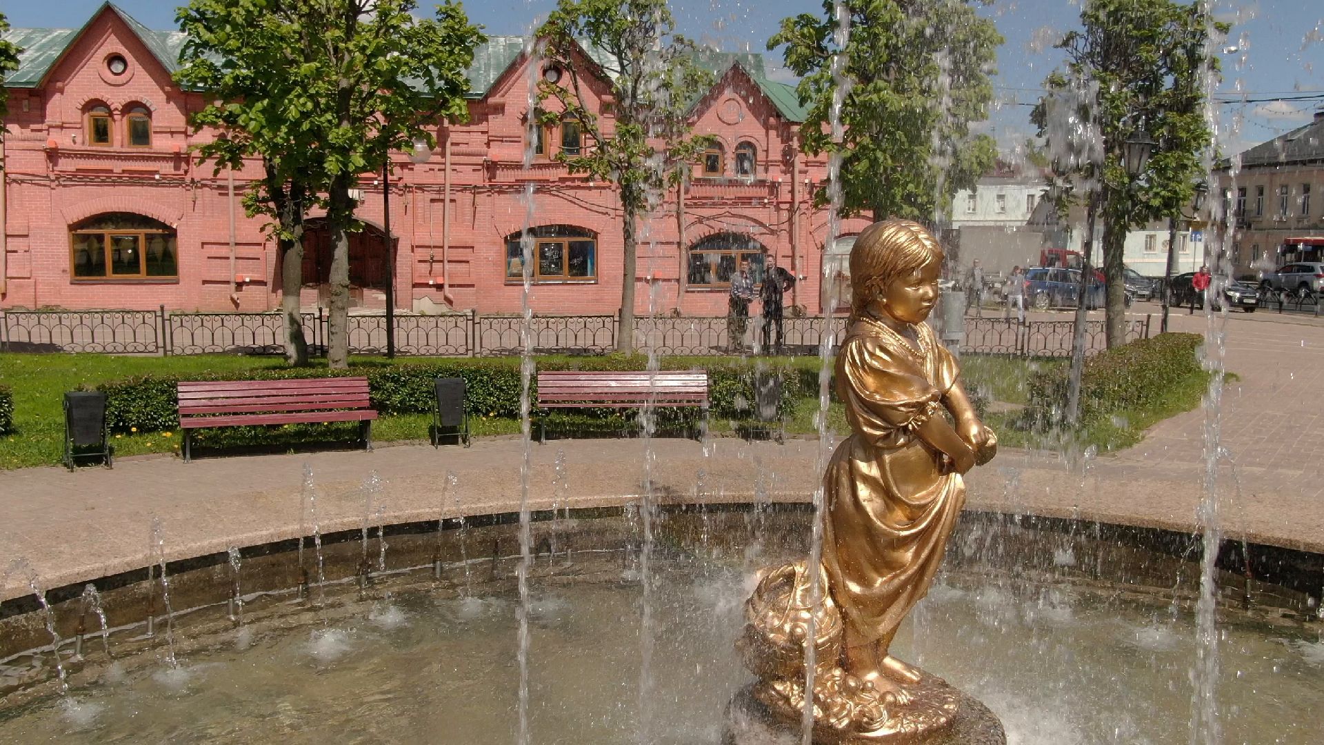 скульптура, грибница, клин,видео с коптера,