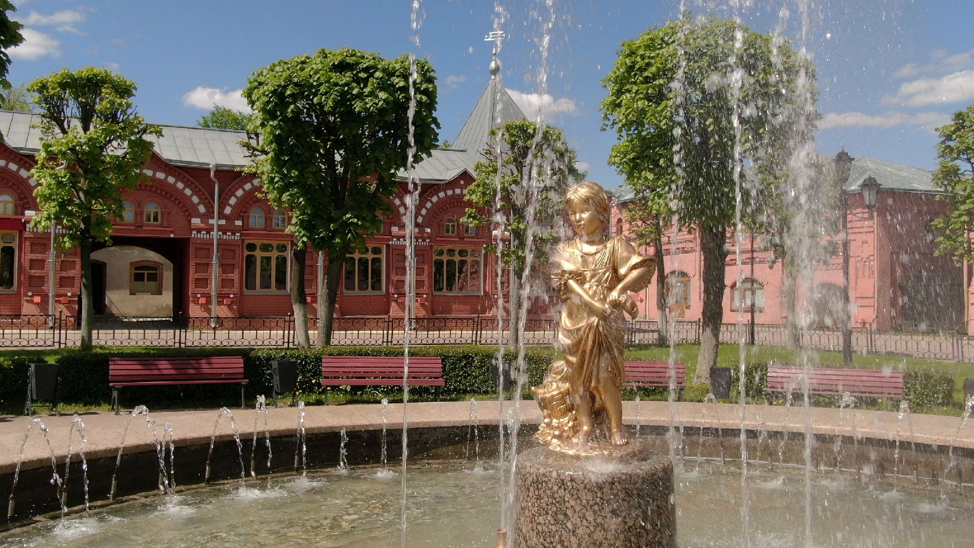 скульптура, грибница, клин,видео с коптера,