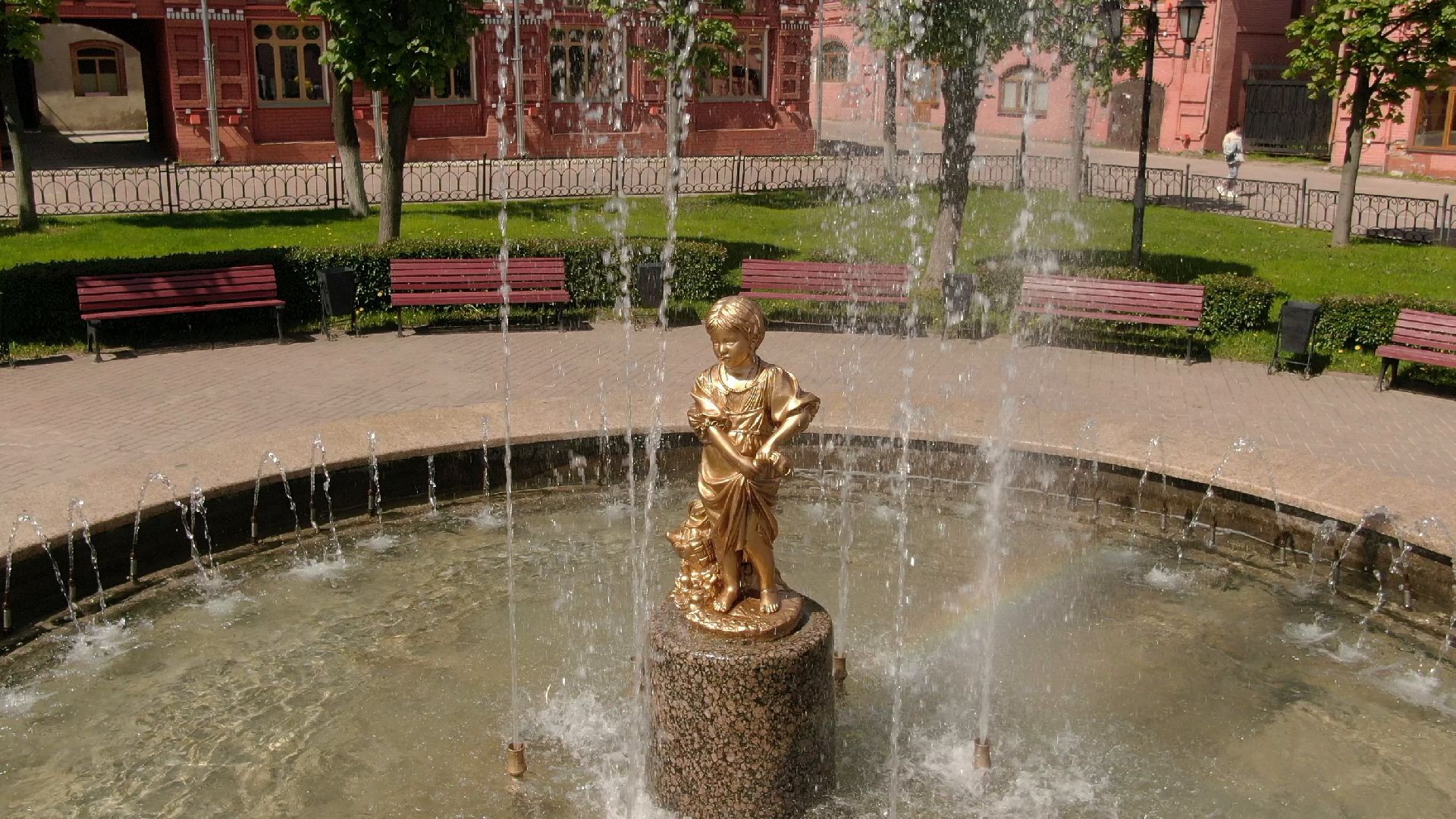 скульптура, грибница, клин,видео с коптера,