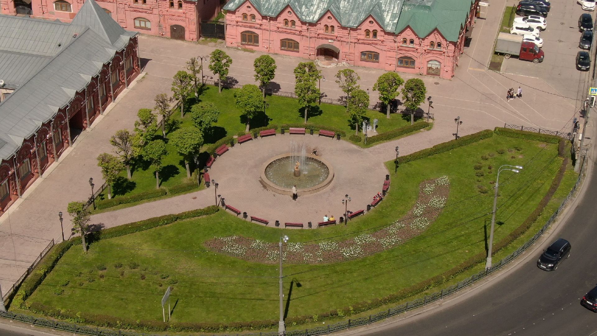 скульптура, грибница, клин,видео с коптера,