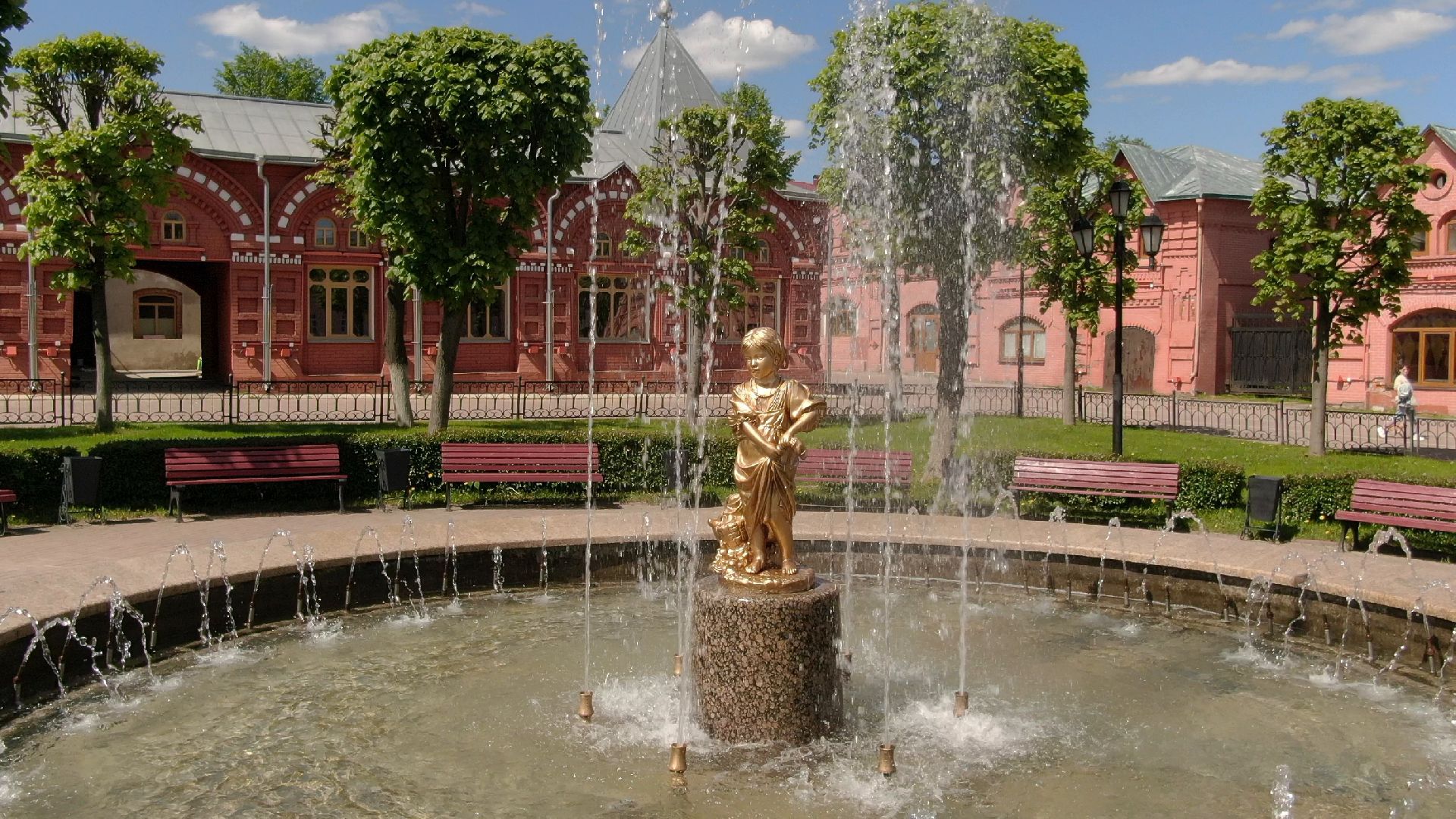 скульптура, грибница, клин,видео с коптера,