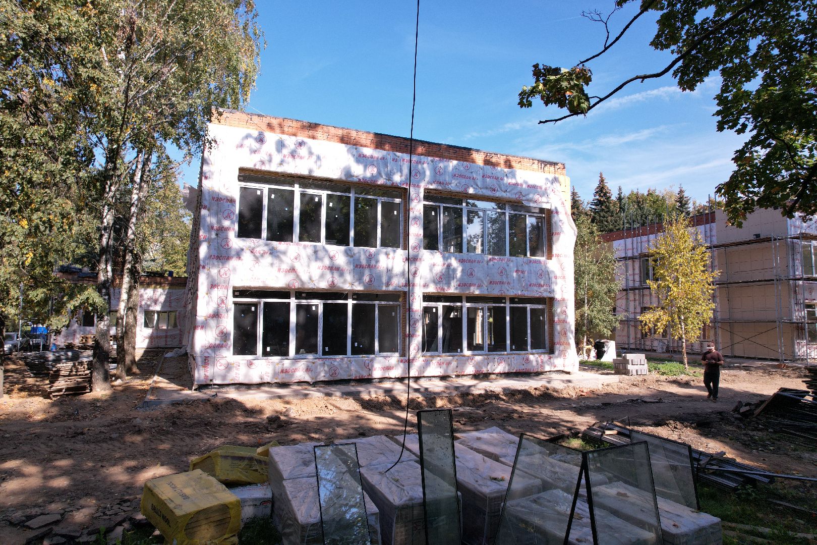 одинцово, сад, дети,видео с коптера,