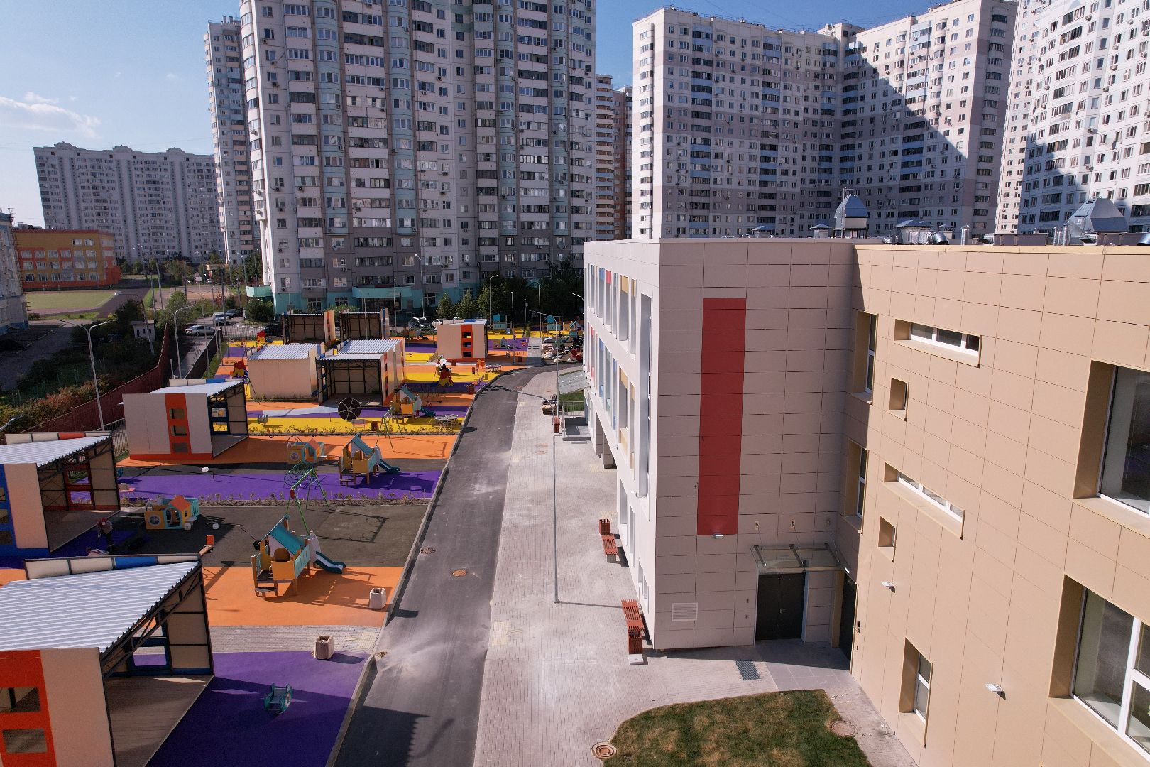 сад, дети, одинцово,видео с коптера,