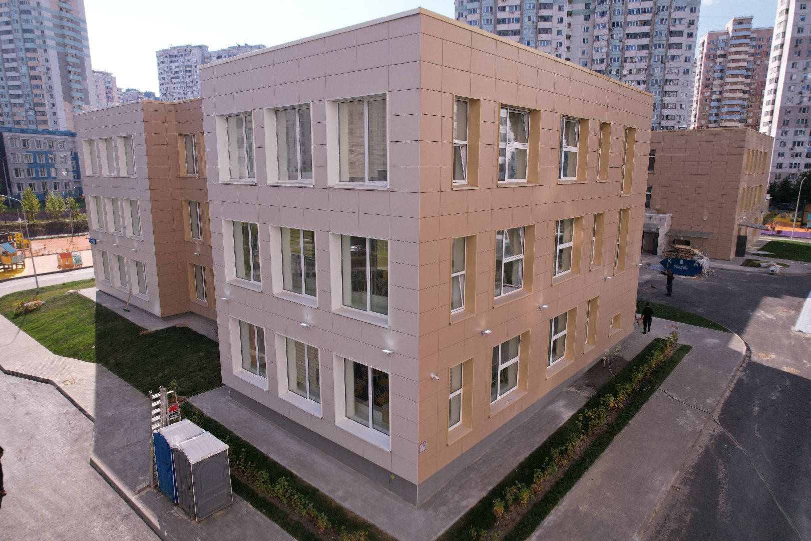 сад, дети, одинцово,видео с коптера,