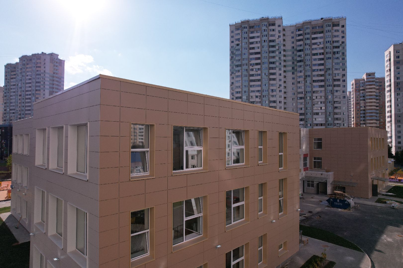 сад, дети, одинцово,видео с коптера,