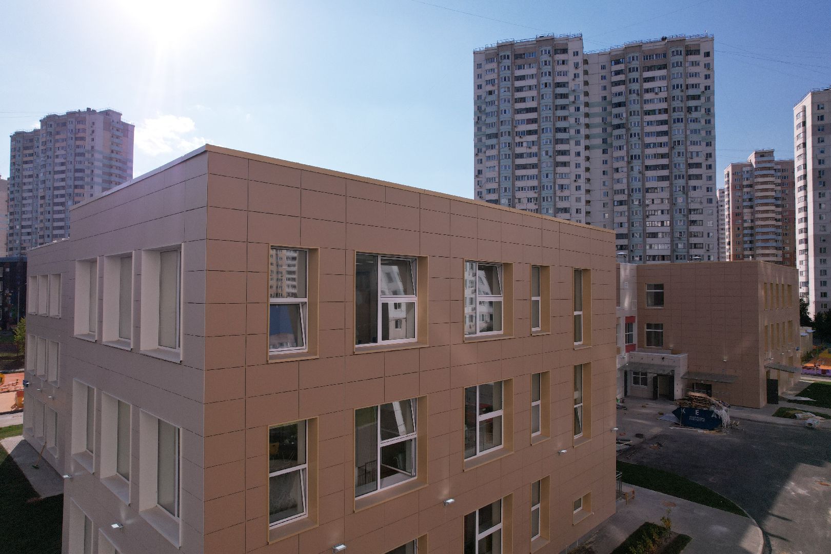 сад, дети, одинцово,видео с коптера,