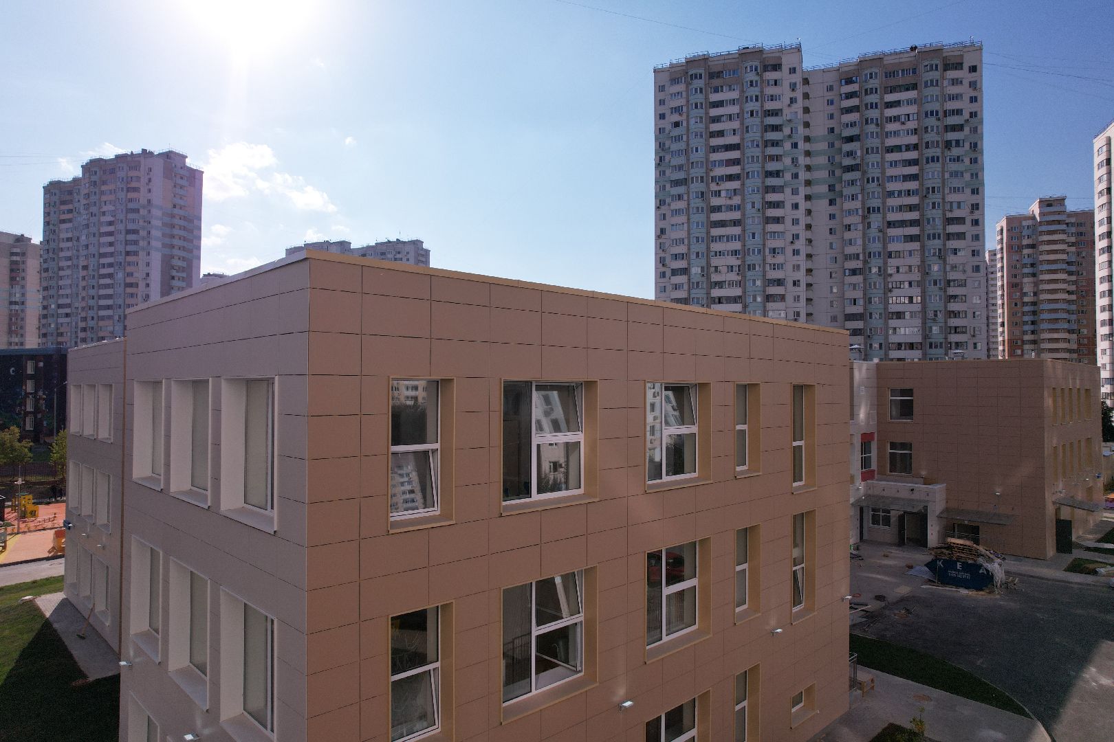 сад, дети, одинцово,видео с коптера,