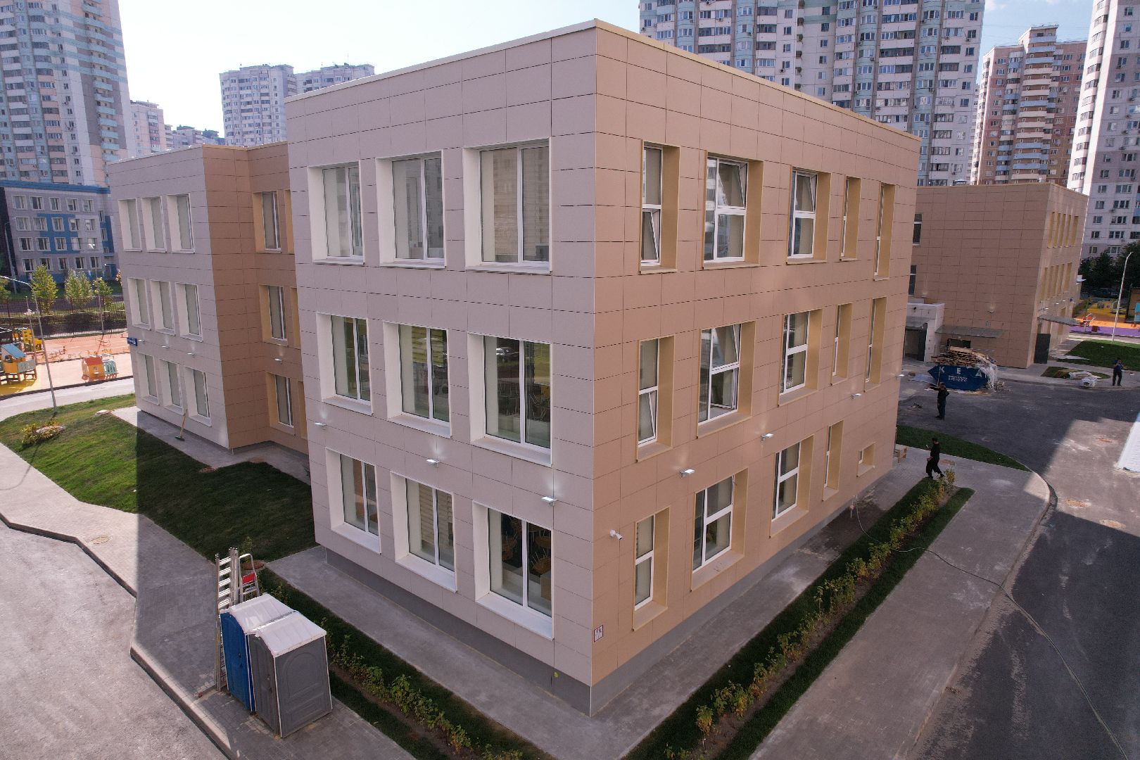 сад, дети, одинцово,видео с коптера,