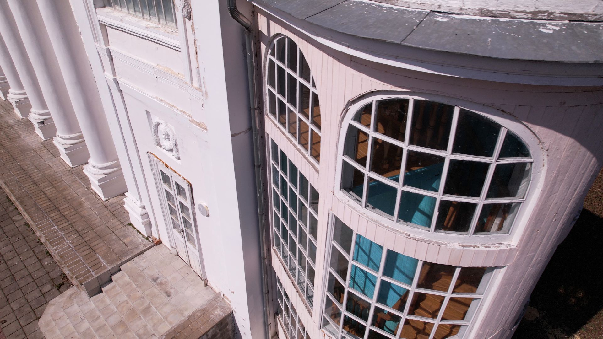 усадьба, руза, архитектура,видео с коптера,