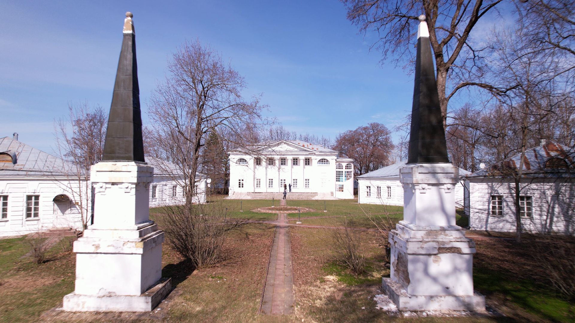 усадьба, руза, архитектура,видео с коптера,