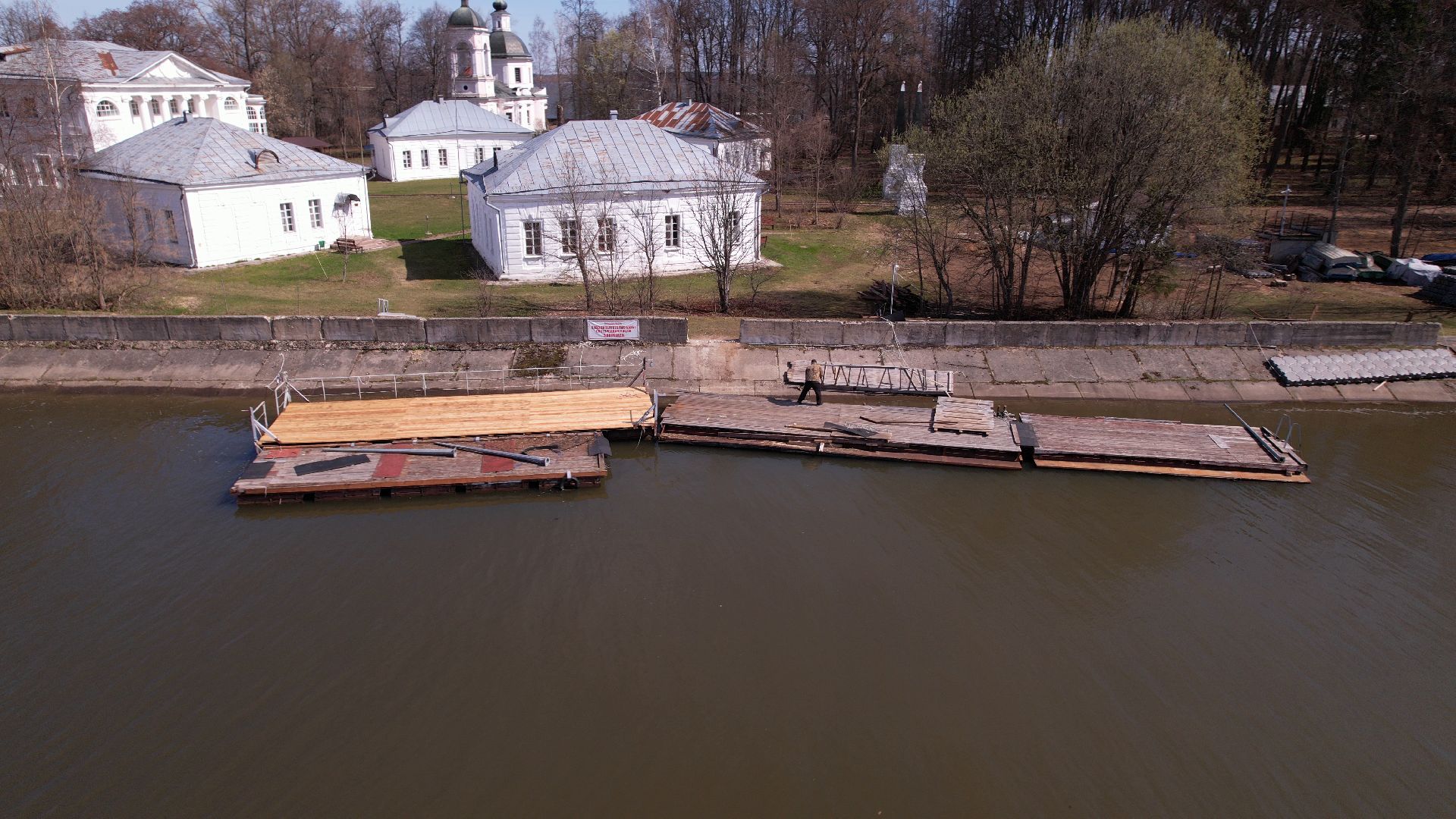 усадьба, руза, архитектура,видео с коптера,