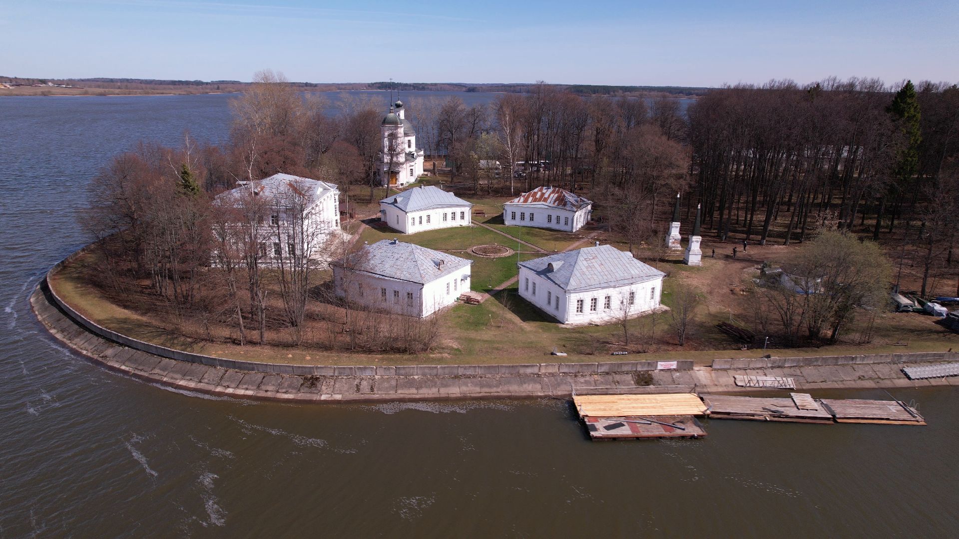 усадьба, руза, архитектура,видео с коптера,