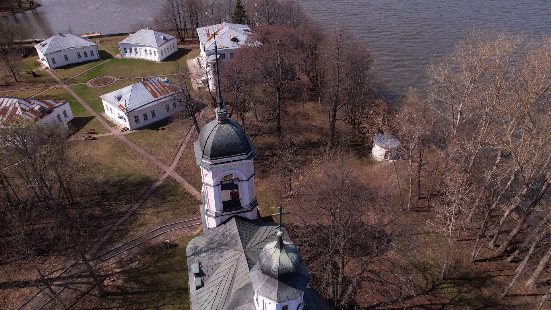 усадьба, руза, архитектура,видео с коптера,