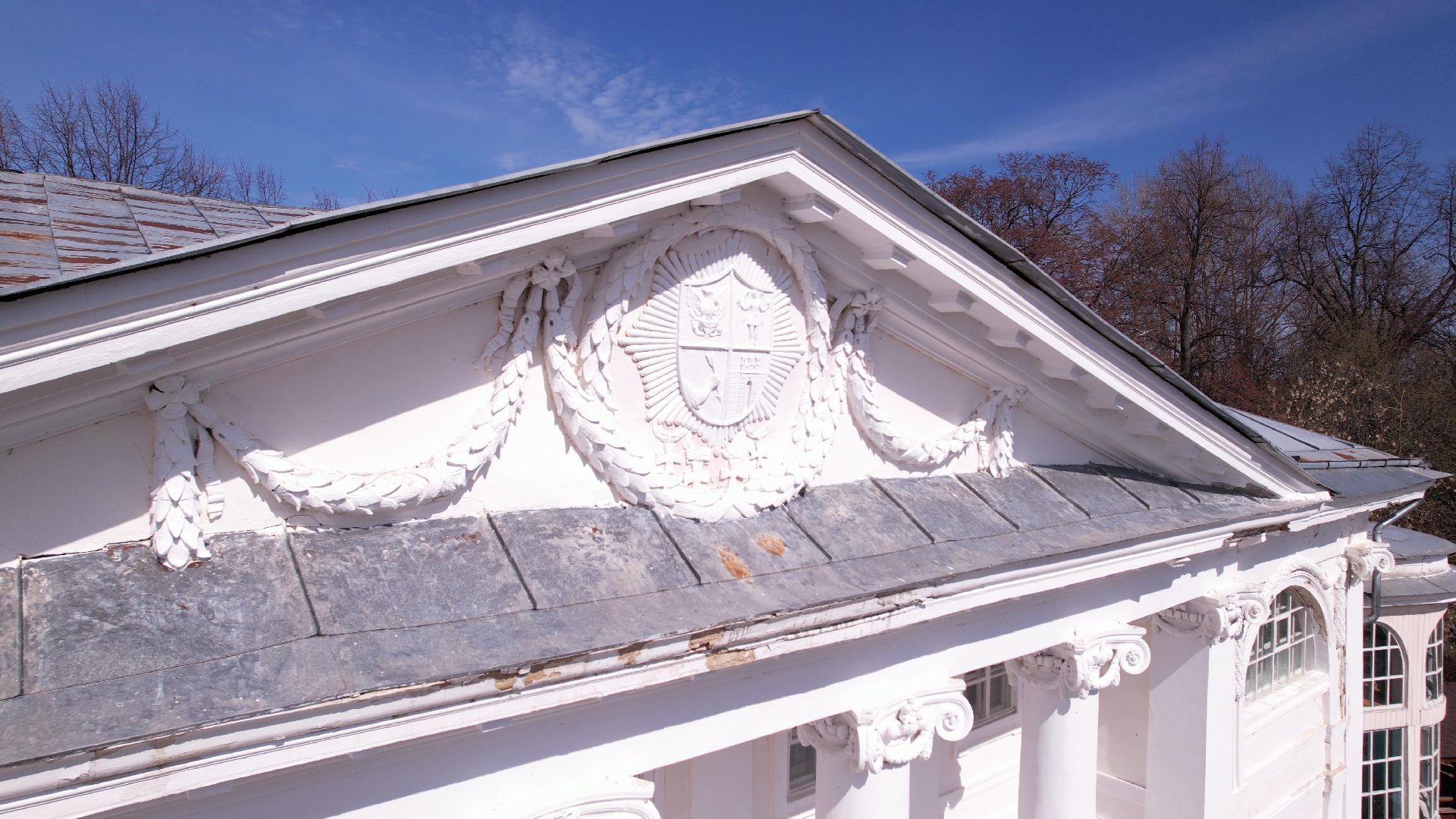 усадьба, руза, архитектура,видео с коптера,