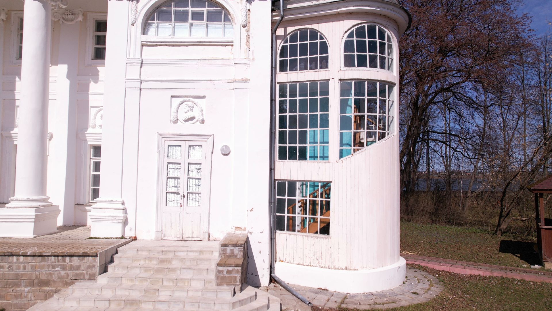 усадьба, руза, архитектура,видео с коптера,