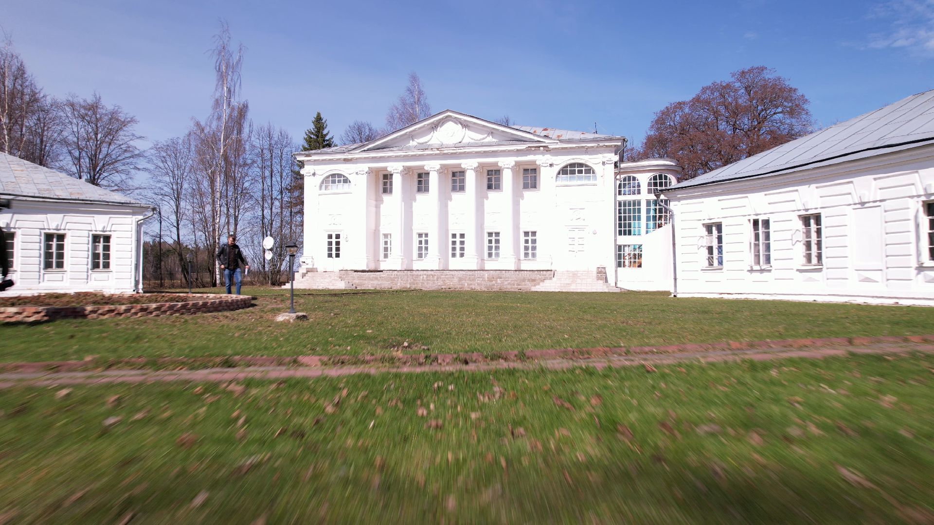 усадьба, руза, архитектура,видео с коптера,