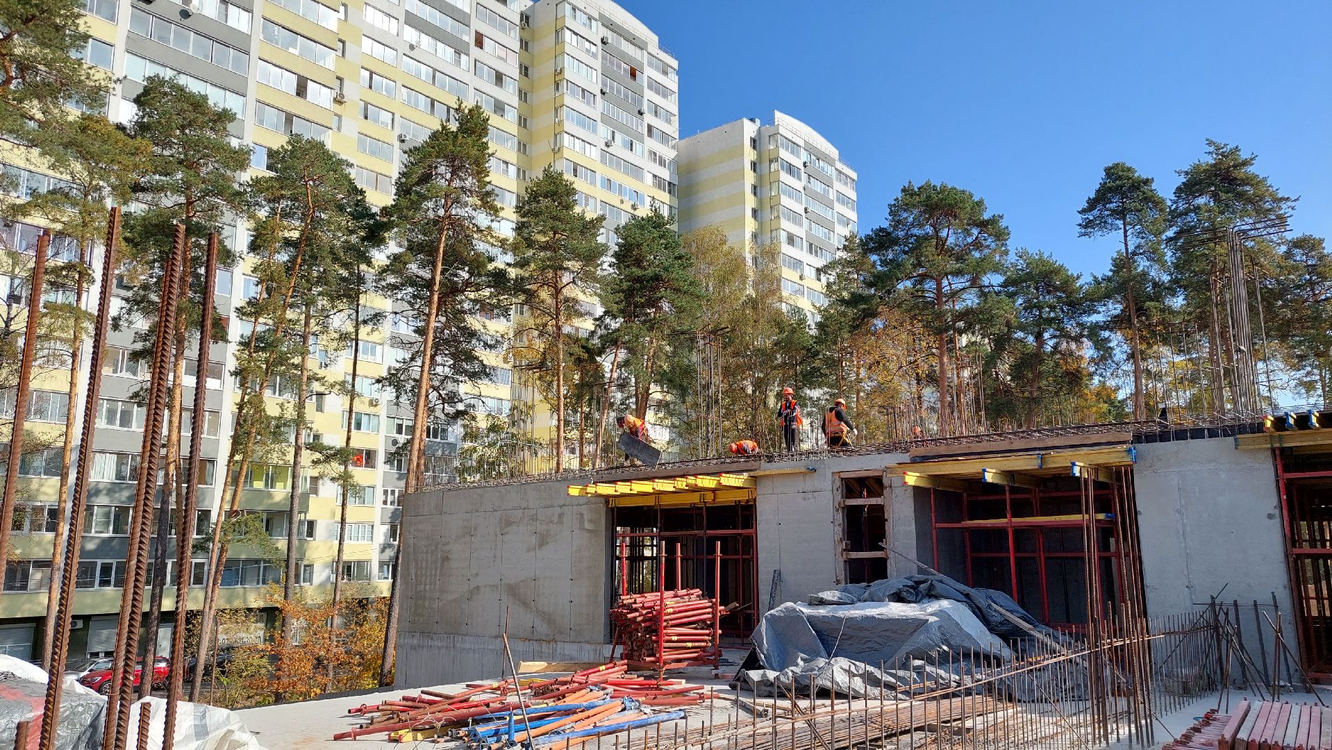 раменское, строительство, школа на Высоковольтной,