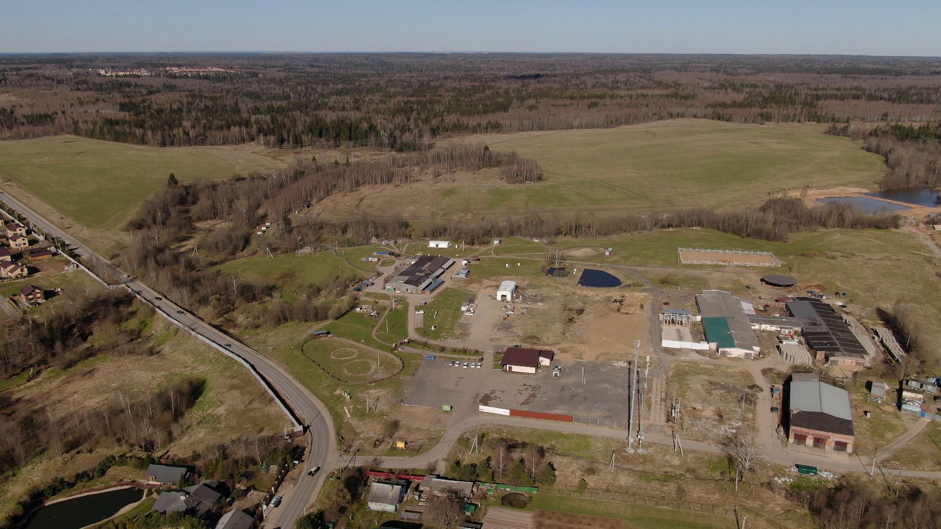 дмитров, ферма, шихово,видео с коптера,