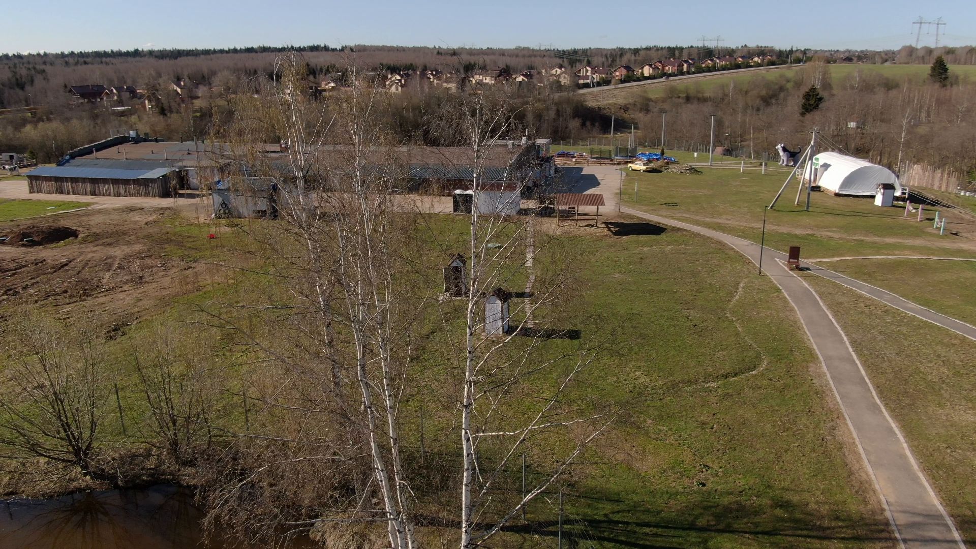 дмитров, ферма, шихово,видео с коптера,