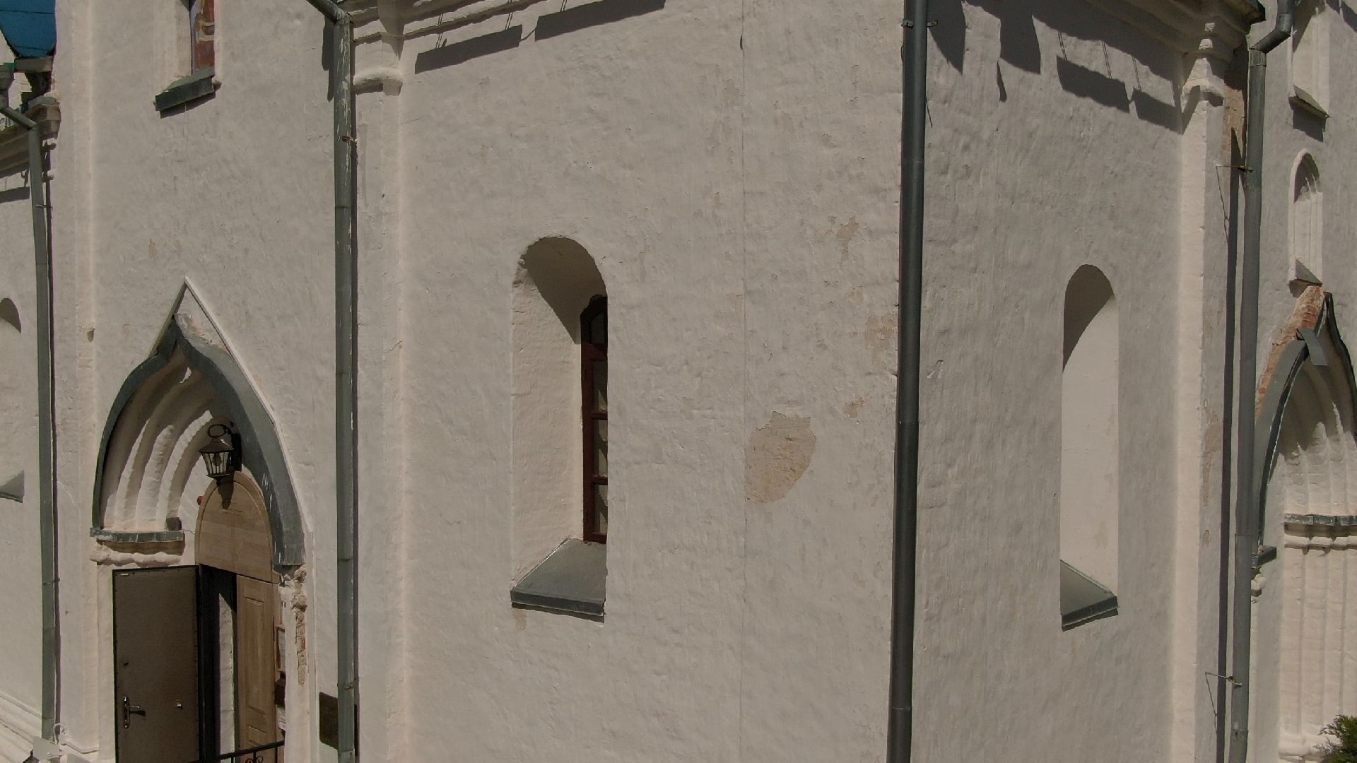 церковь, клин,видео с коптера,