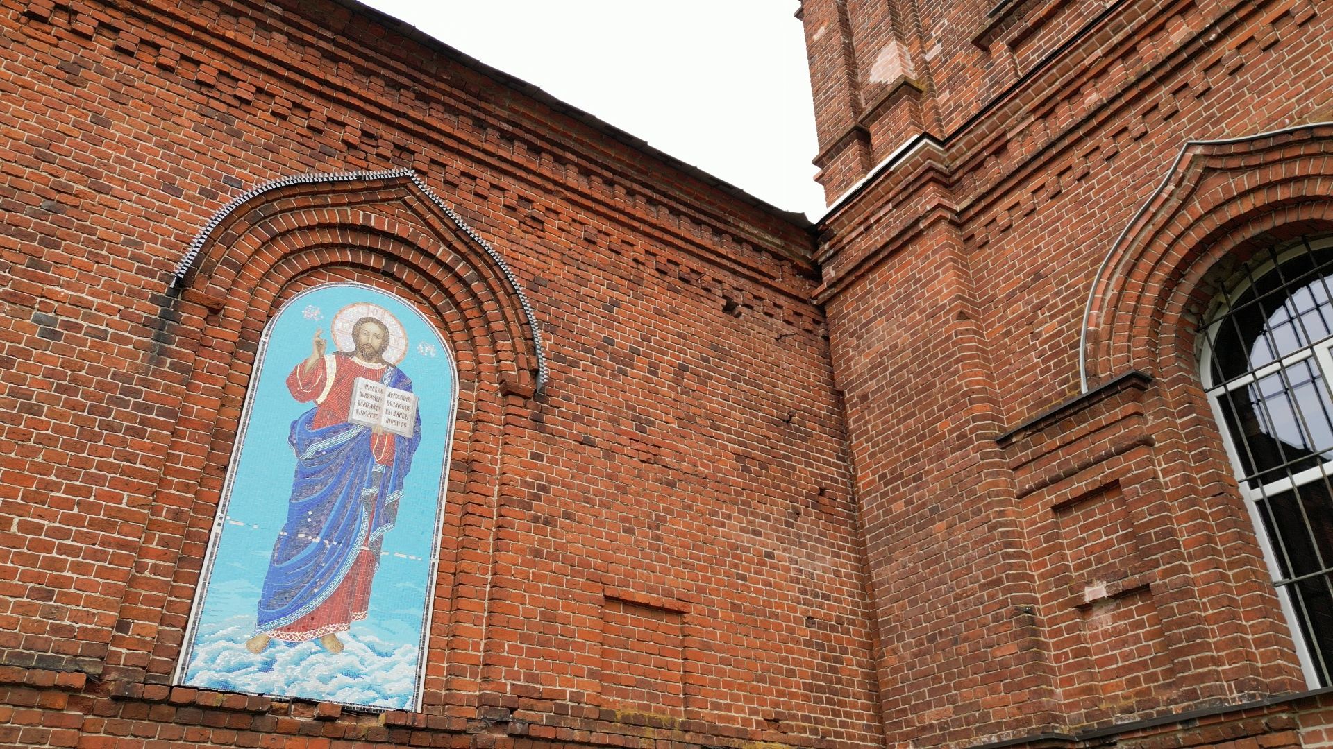 храм, паустовский, луховицы,видео с коптера,