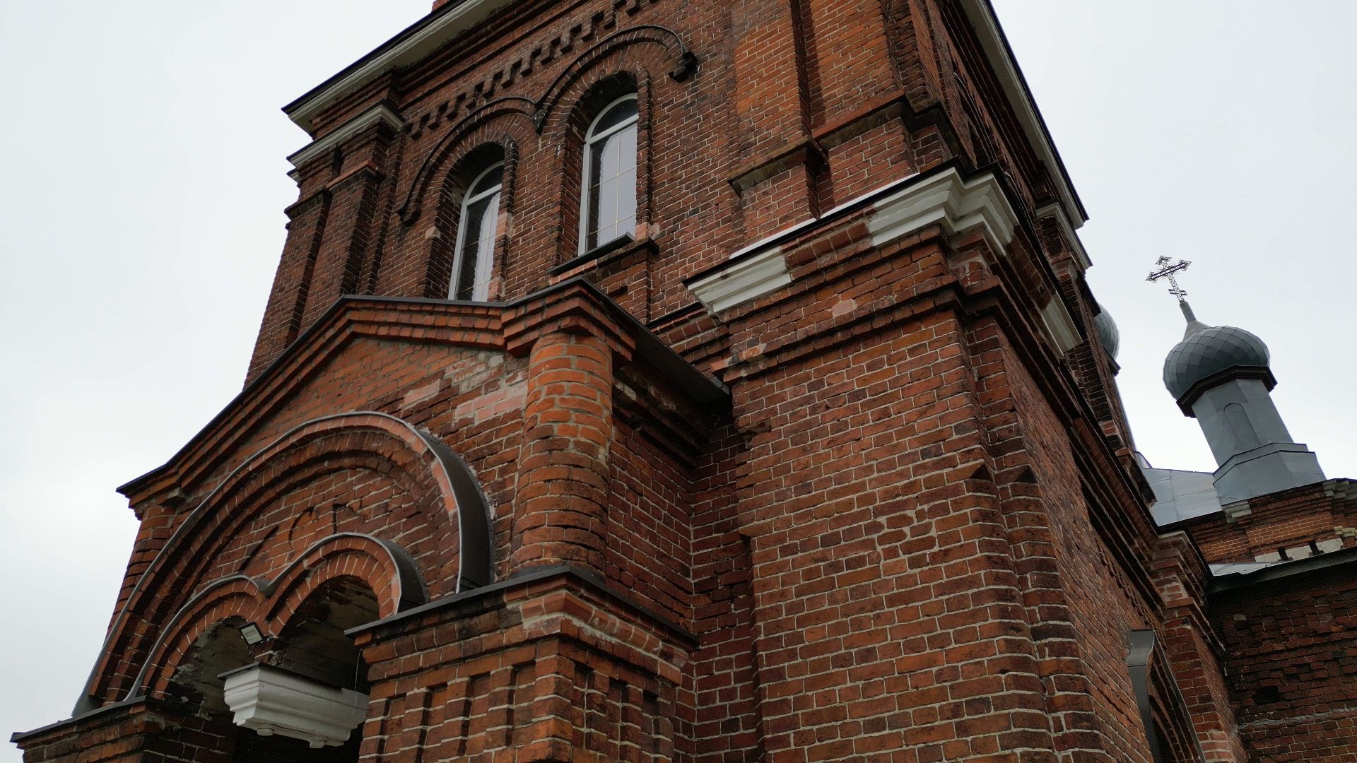 храм, паустовский, луховицы,видео с коптера,