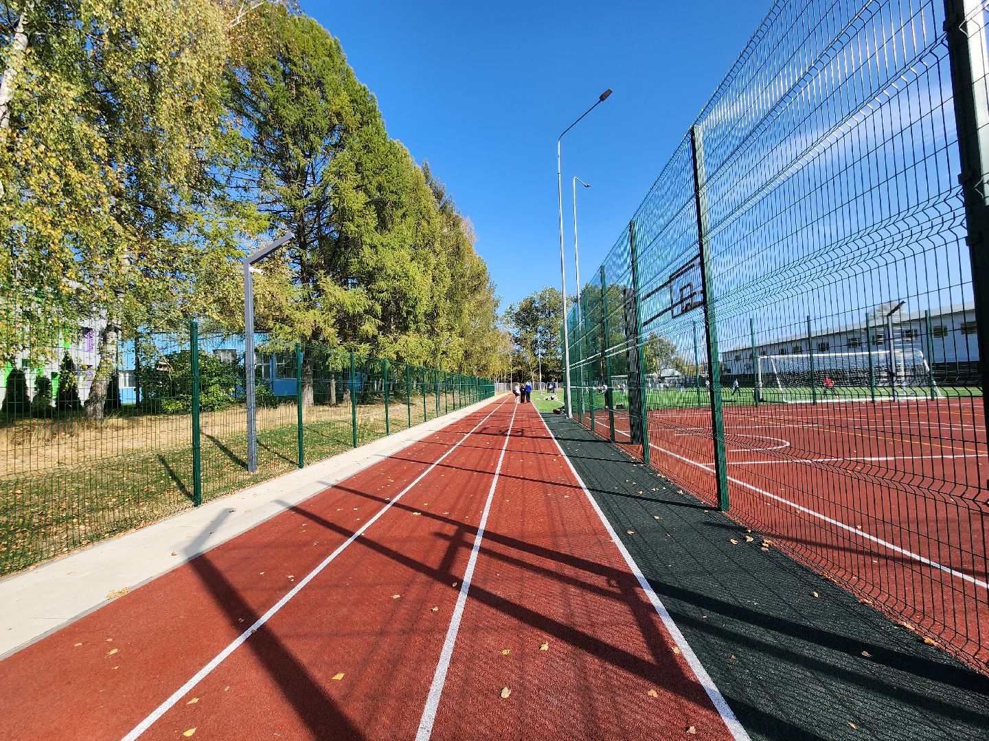 Звенигород, Благоустройство, Открытый стадион, Школа КвантУм,