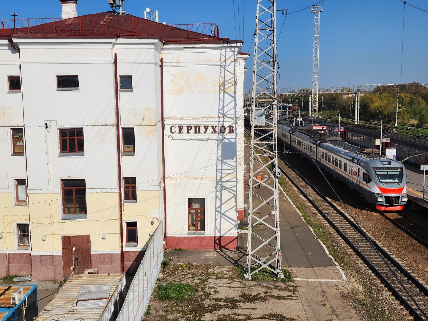 серпухов, ж/д, железная дорога, железнодорожный переезд, железнодорожный переход, железнодорожная станция, строительство,