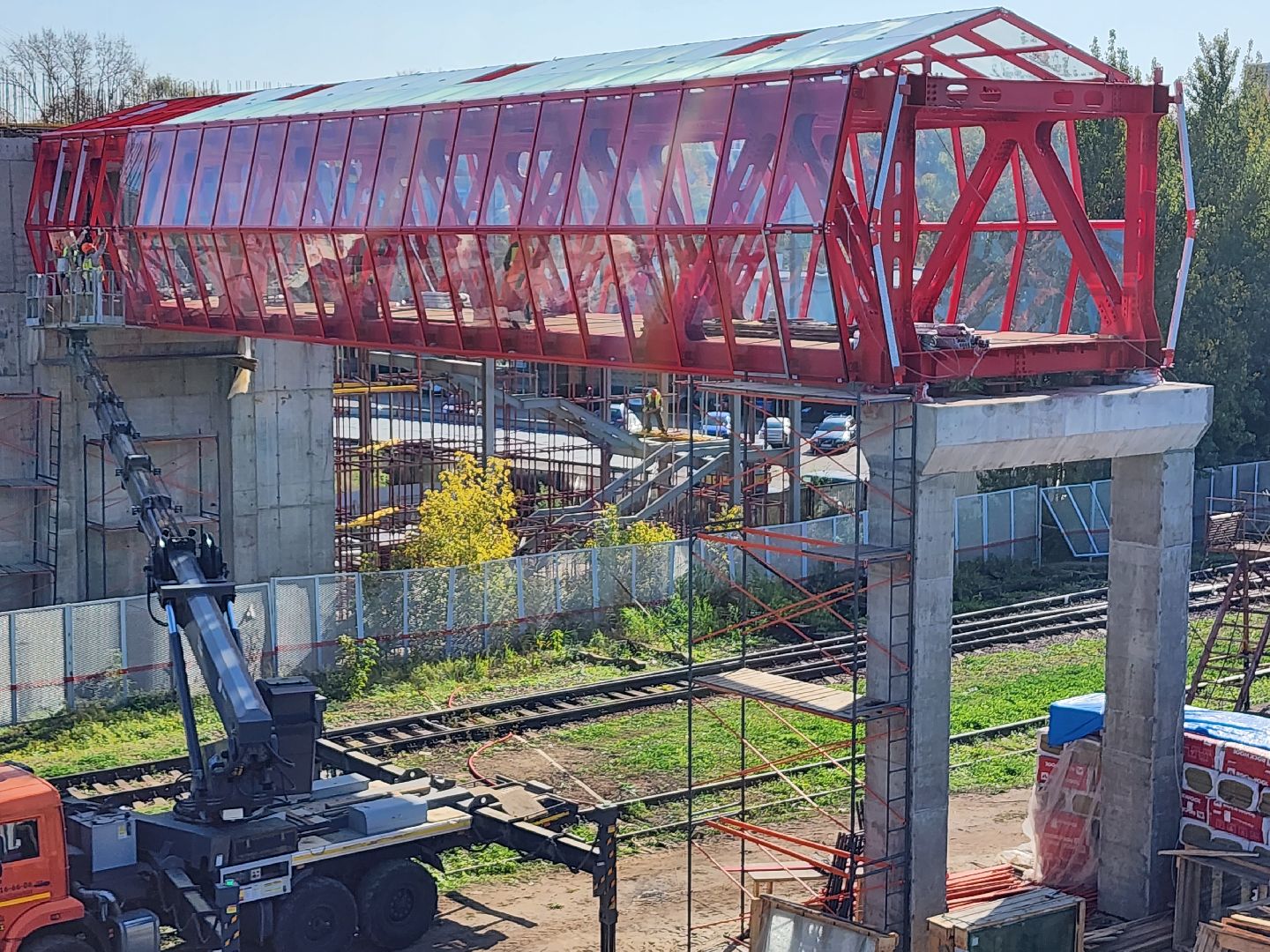 серпухов, ж/д, железная дорога, железнодорожный переезд, железнодорожный переход, железнодорожная станция, строительство,