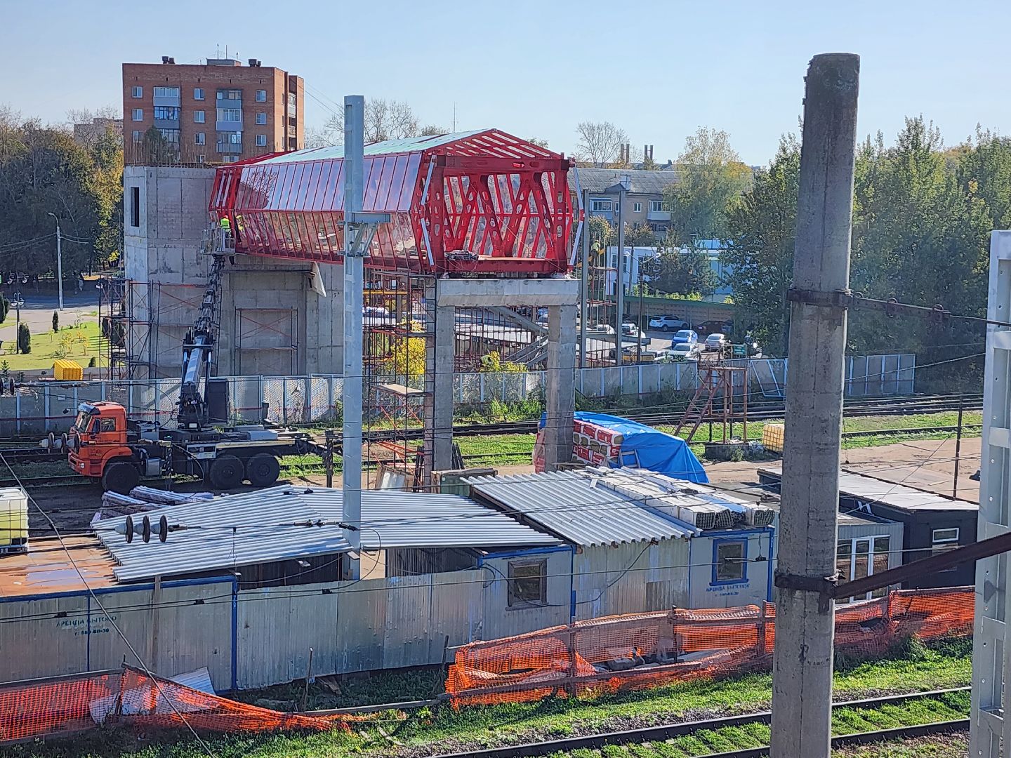 серпухов, ж/д, железная дорога, железнодорожный переезд, железнодорожный переход, железнодорожная станция, строительство,