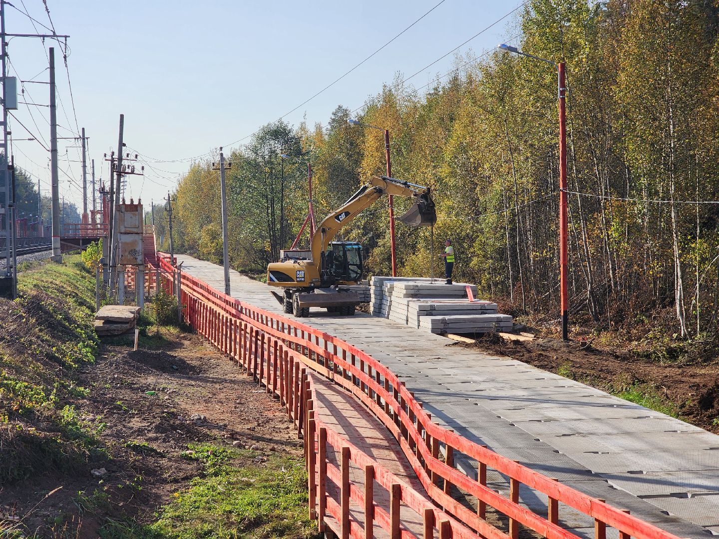 павловский посад, городского округ павловский посад, станция, железная дорога, ж/д, ремонт, транспорт,